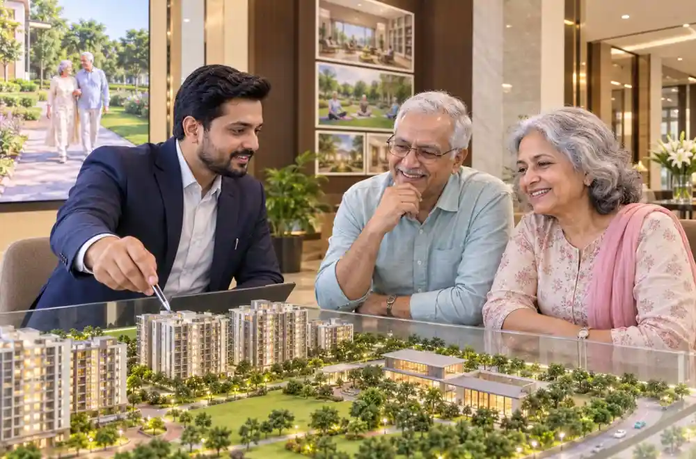 Senior living consultation at J Estates